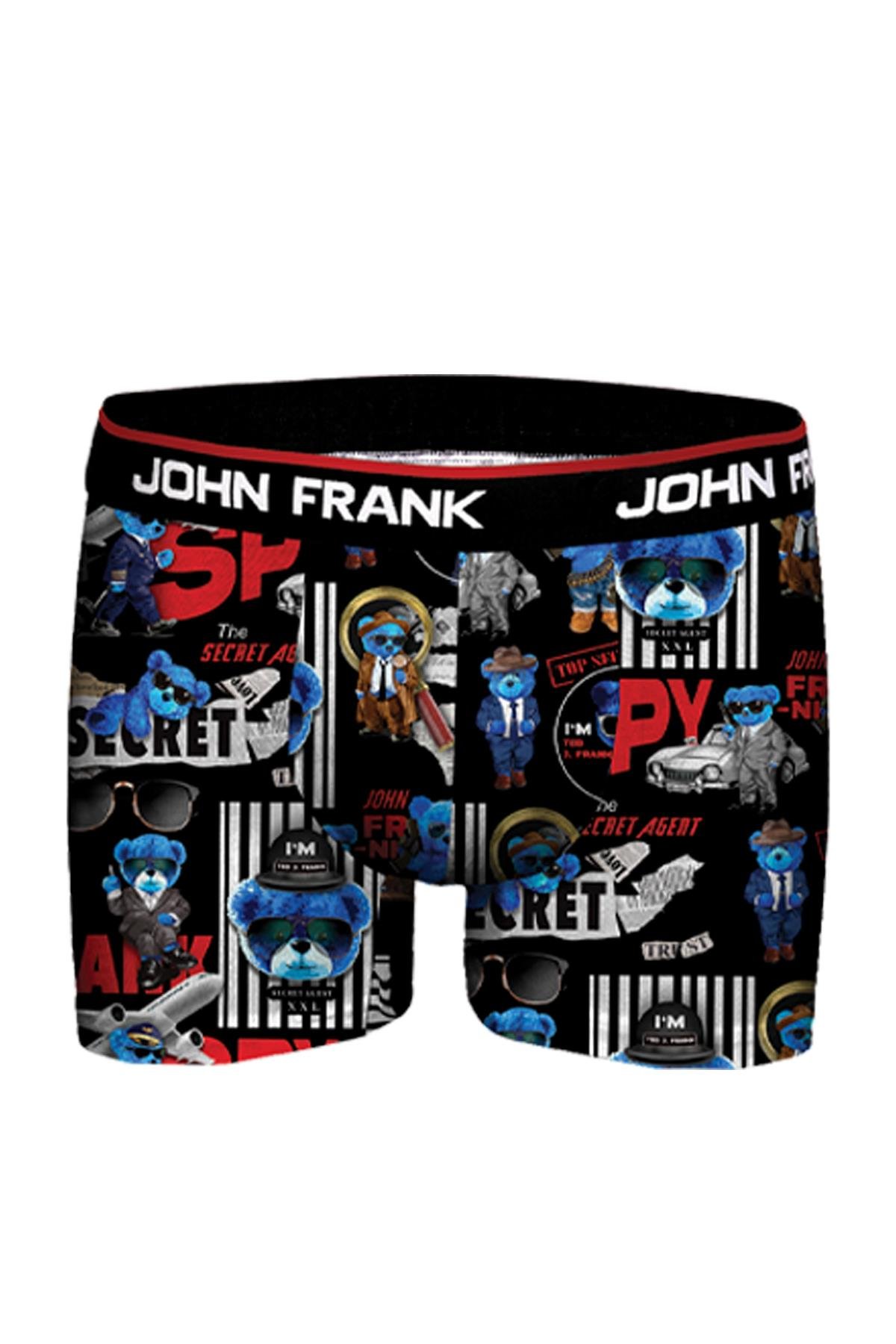 JOHN FRANK DİJİTAL BASKILI BOXER MULTICOLOR