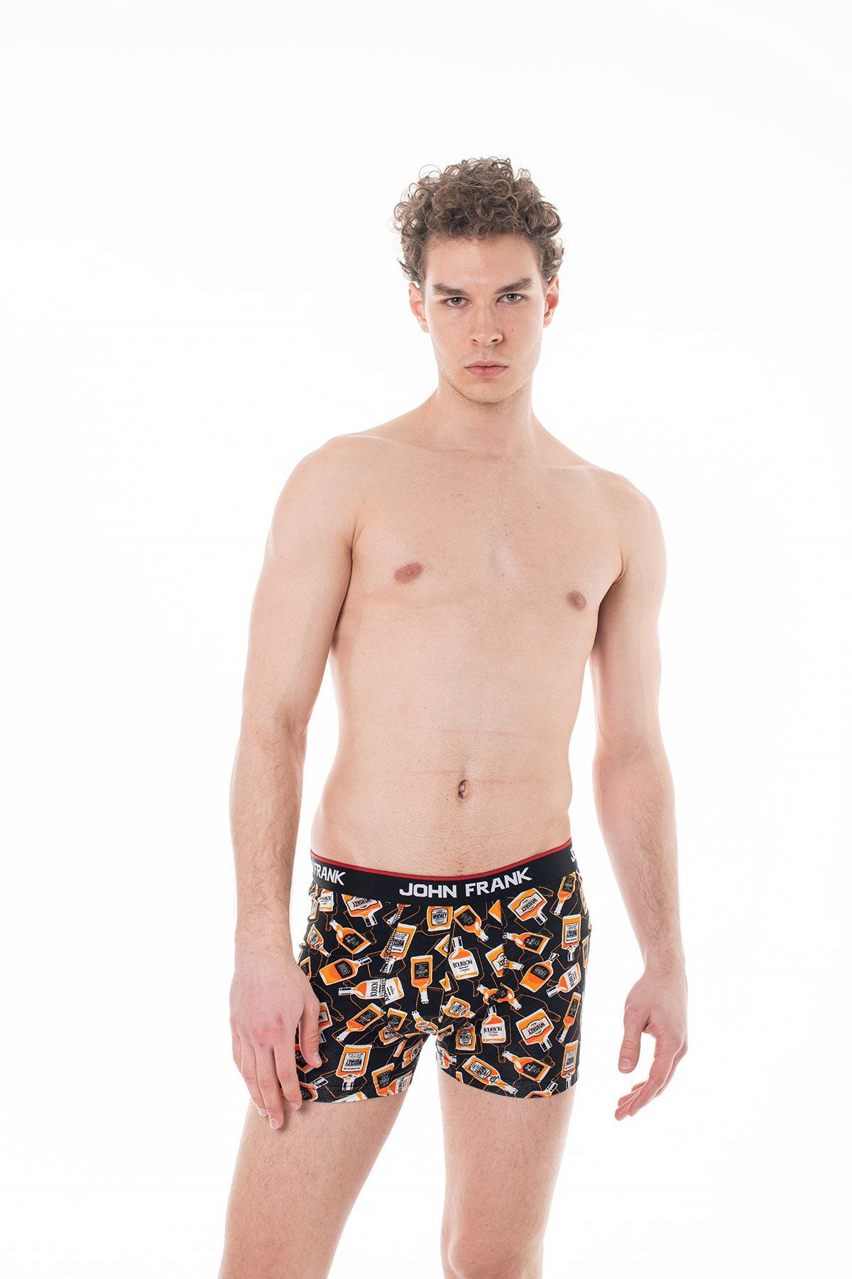 JOHN FRANK DİJİTAL BASKILI BOXER MULTICOLOR