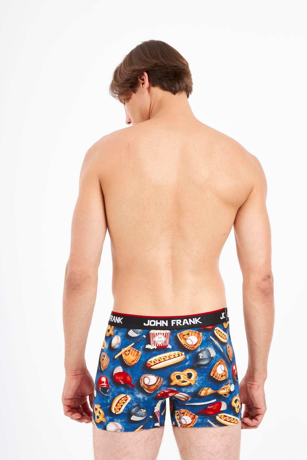 JOHN FRANK DİJİTAL BASKILI BOXER MULTICOLOR