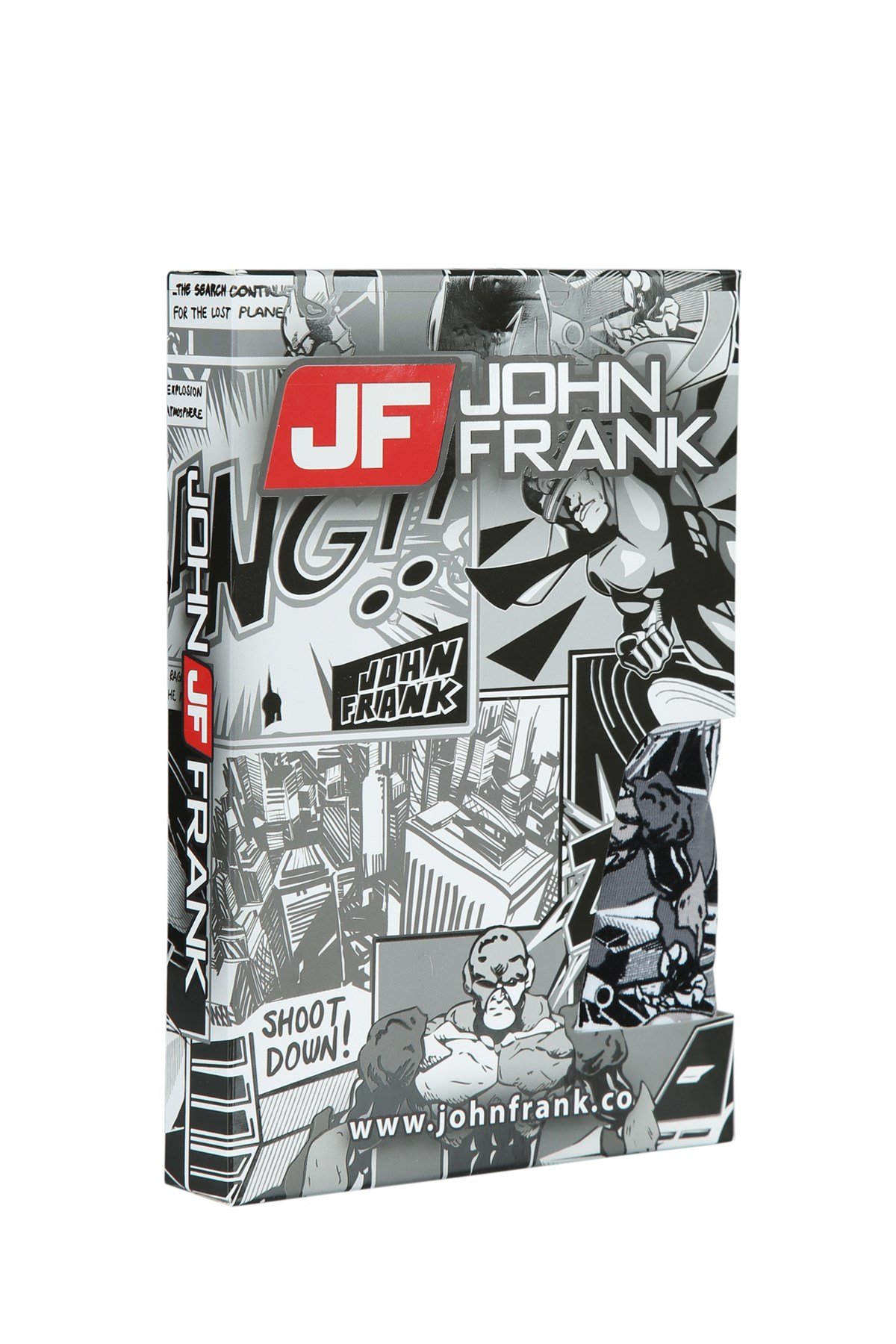 JOHN FRANK DİJİTAL BASKILI BOXER MULTICOLOR