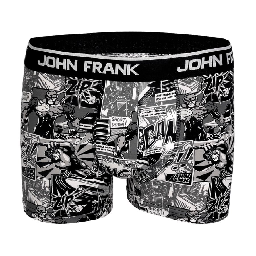 JOHN FRANK DİJİTAL BASKILI BOXER MULTICOLOR