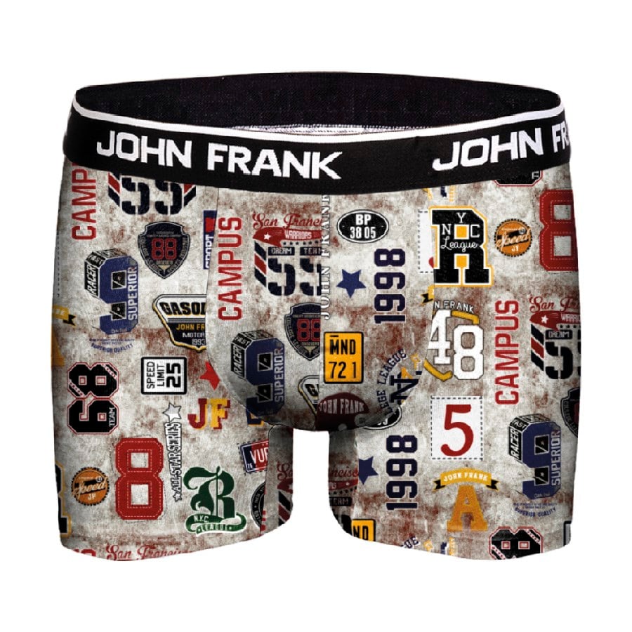 JOHN FRANK DİJİTAL BASKILI BOXER MULTICOLOR