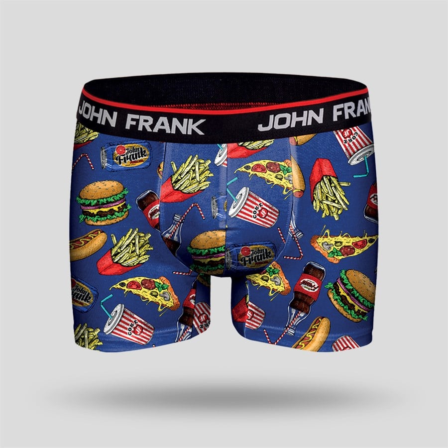 JOHN FRANK DİJİTAL BASKILI BOXER MULTICOLOR