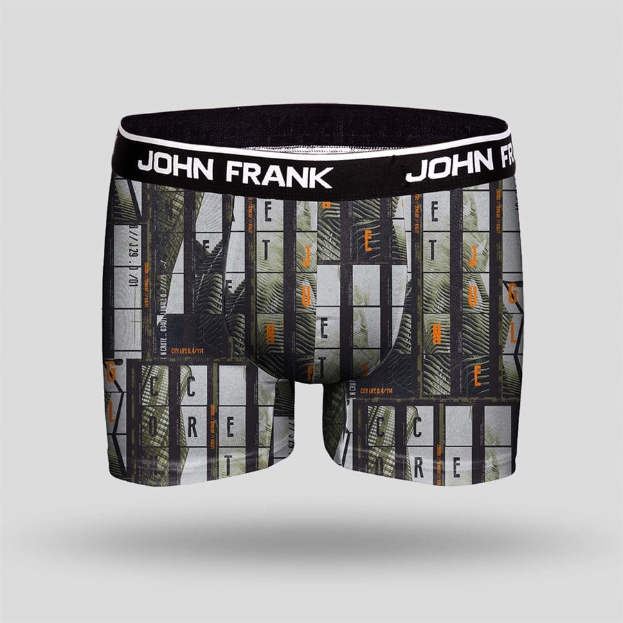 JOHN FRANK DİJİTAL BASKILI BOXER MULTICOLOR
