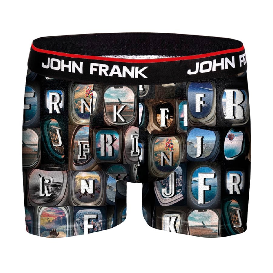 JOHN FRANK DİJİTAL BASKILI BOXER MULTICOLOR