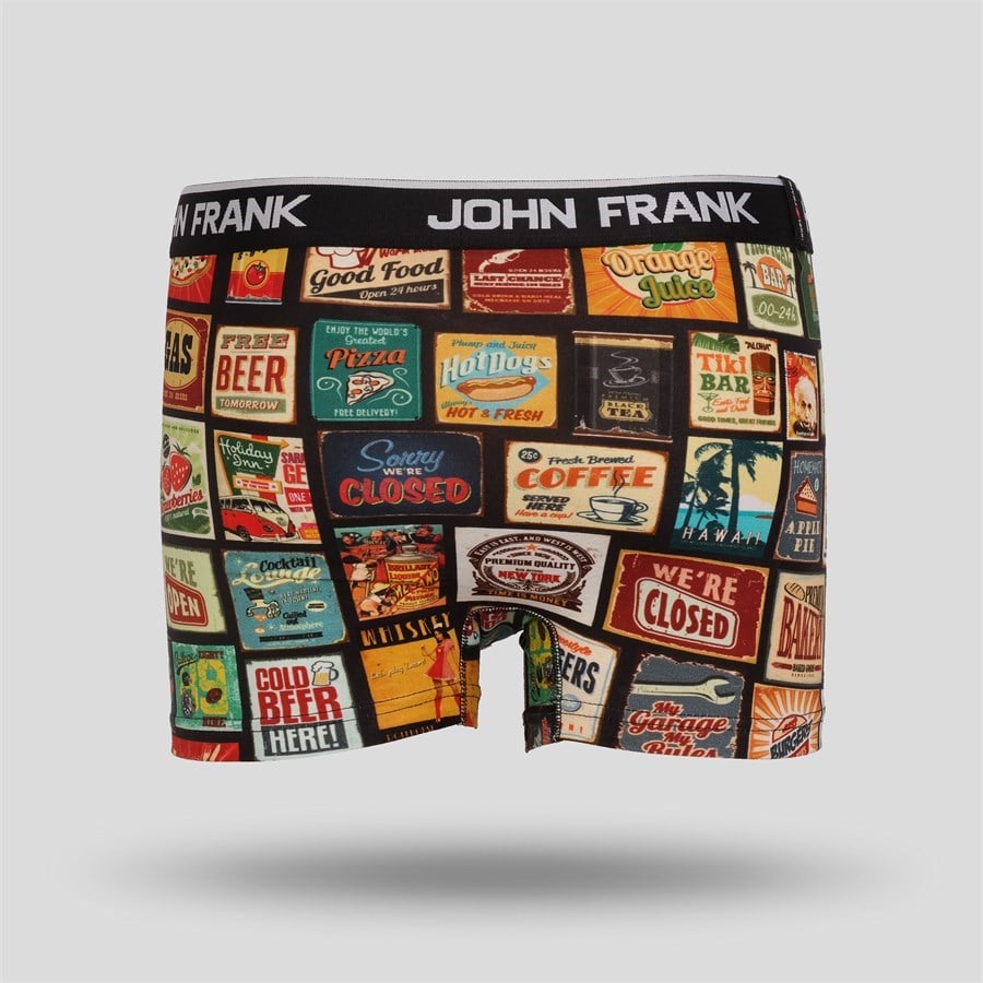 JOHN FRANK DİJİTAL BASKILI BOXER MULTICOLOR