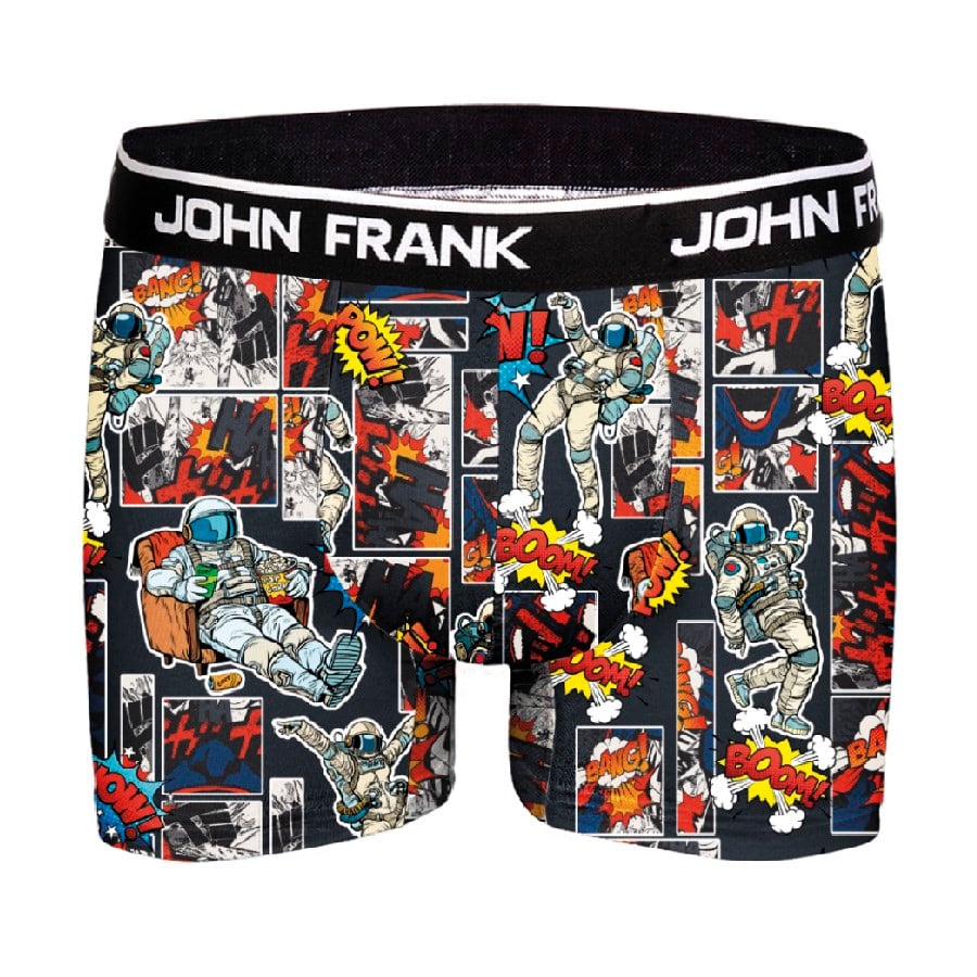 JOHN FRANK DİJİTAL BASKILI BOXER MULTICOLOR