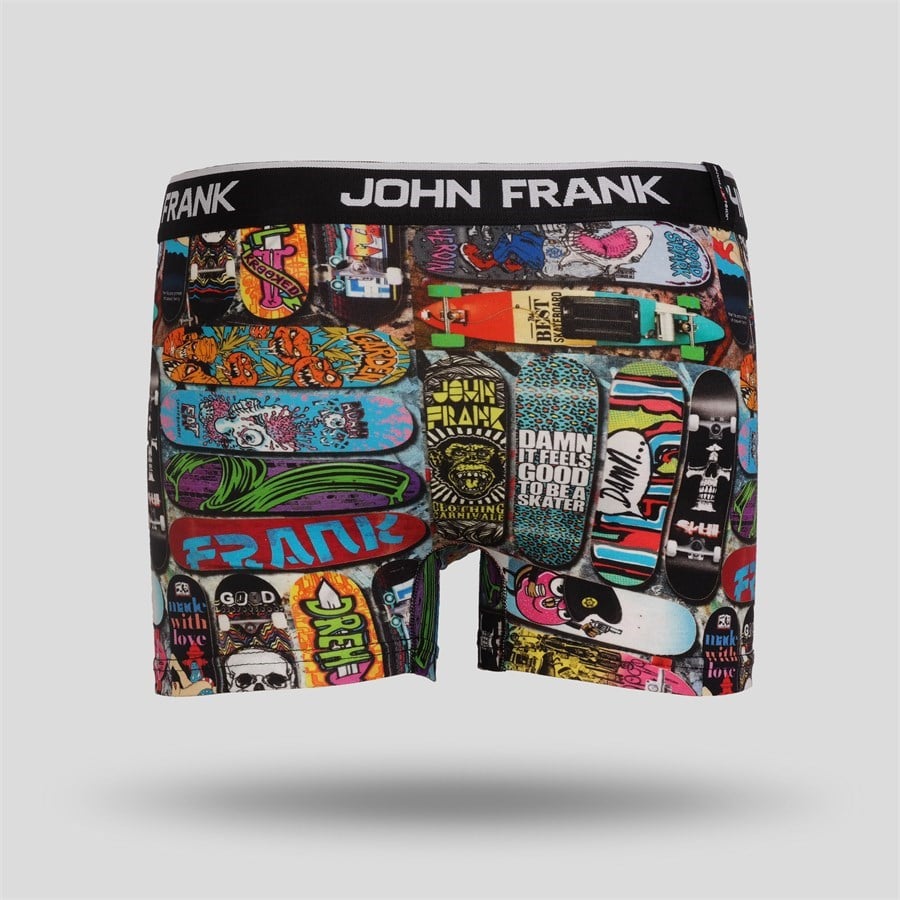 John Frank Dijital Baskılı Erkek Boxer Multıcolor (JFB71)