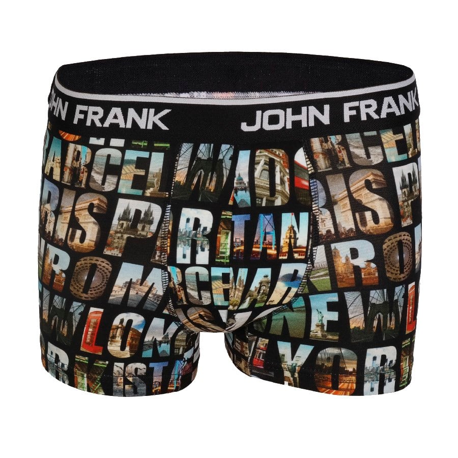 JOHN FRANK DİJİTAL BASKILI BOXER MULTICOLOR