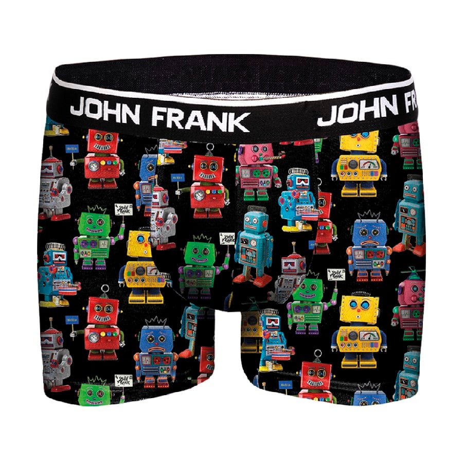 JOHN FRANK DİJİTAL BASKILI BOXER MULTICOLOR