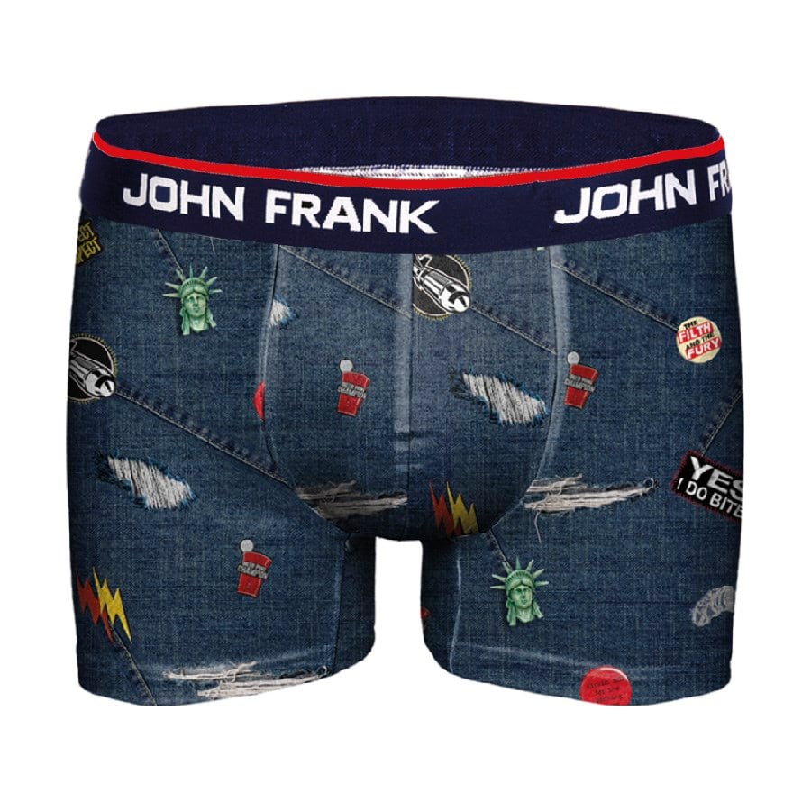 JOHN FRANK DİJİTAL BASKILI BOXER MULTICOLOR