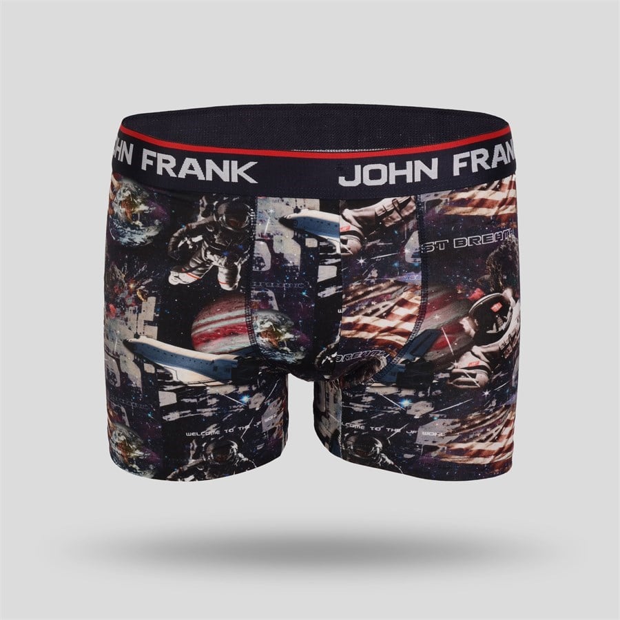 John Frank Dijital Baskılı Erkek Boxer Multıcolor (JFB76)