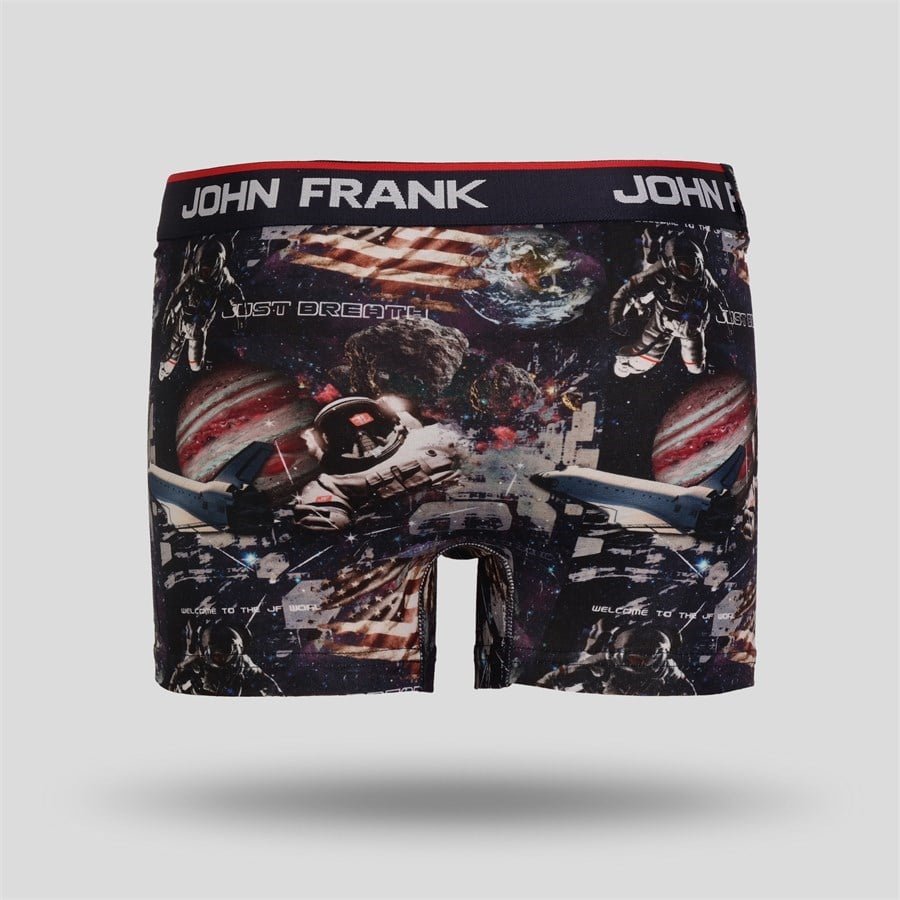 John Frank Dijital Baskılı Erkek Boxer Multıcolor (JFB76)