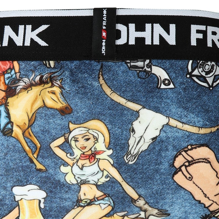 JOHN FRANK DİJİTAL BASKILI BOXER MULTICOLOR