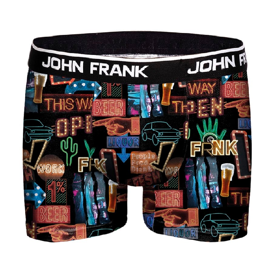JOHN FRANK DİJİTAL BASKILI BOXER MULTICOLOR