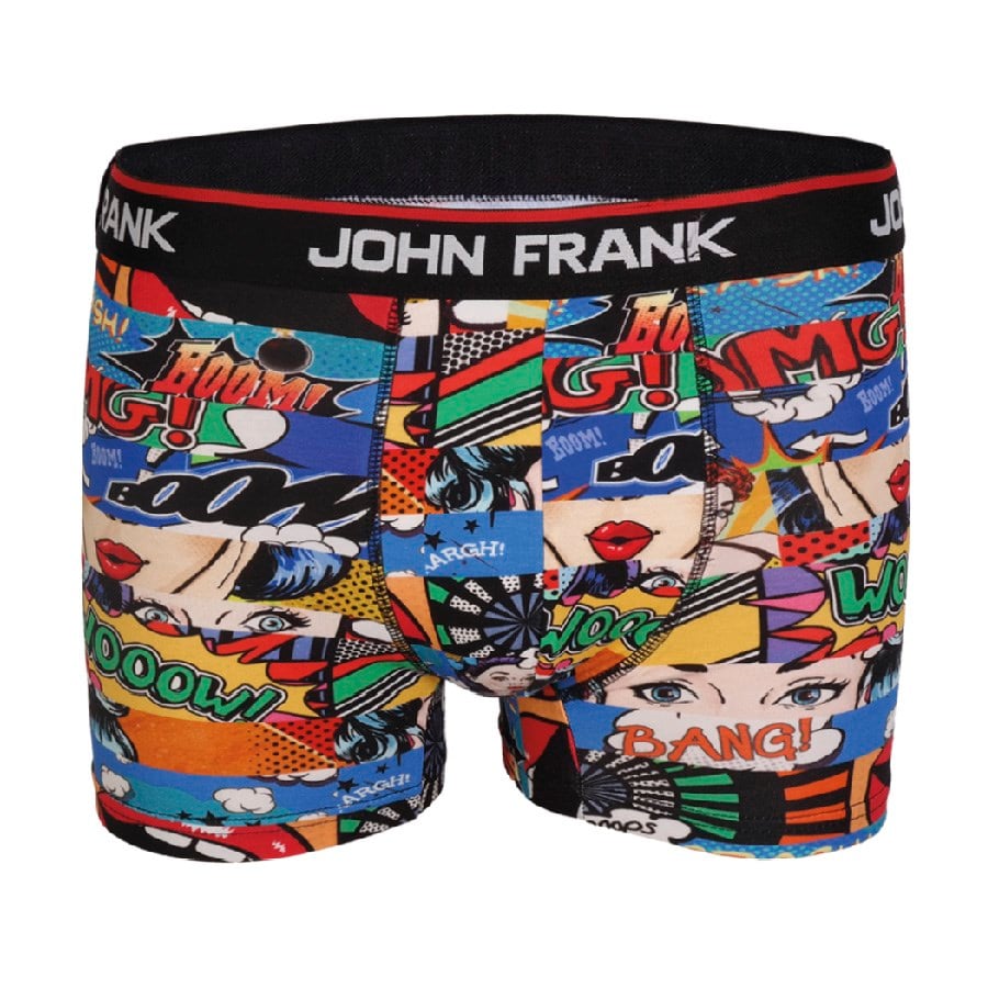 JOHN FRANK DİJİTAL BASKILI BOXER MULTICOLOR