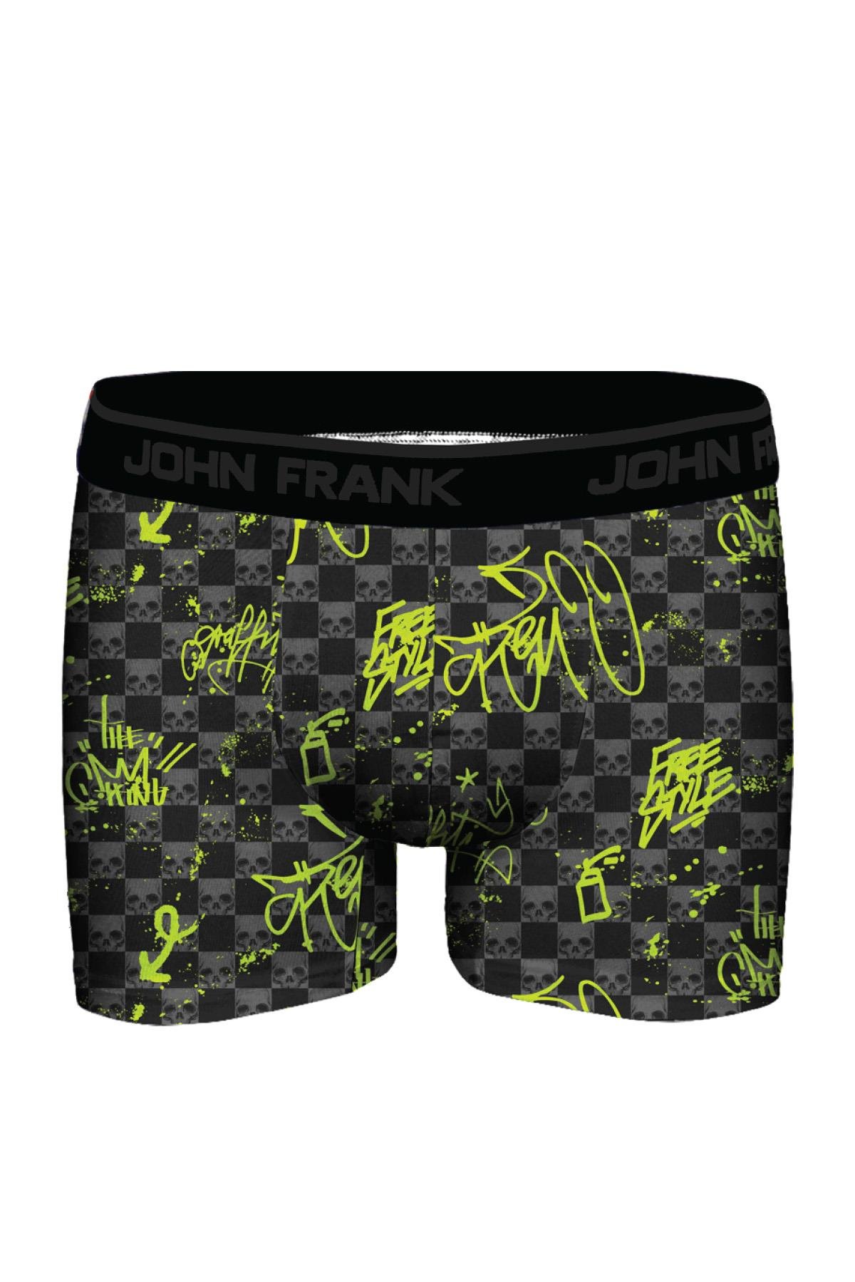 JOHN FRANK DİJİTAL BASKILI MODAL BOXER MULTICOLOR