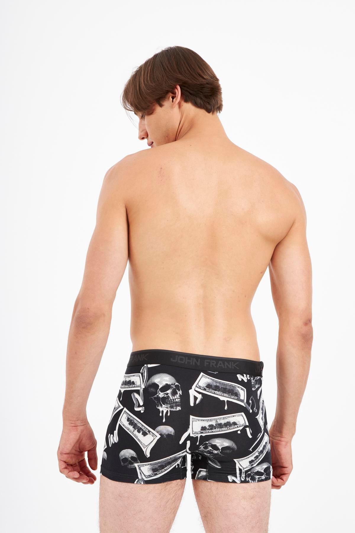 JOHN FRANK DİJİTAL BASKILI MODAL BOXER MULTICOLOR