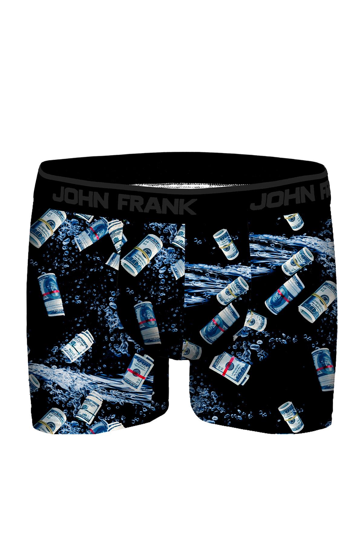 JOHN FRANK DİJİTAL BASKILI MODAL BOXER MULTICOLOR