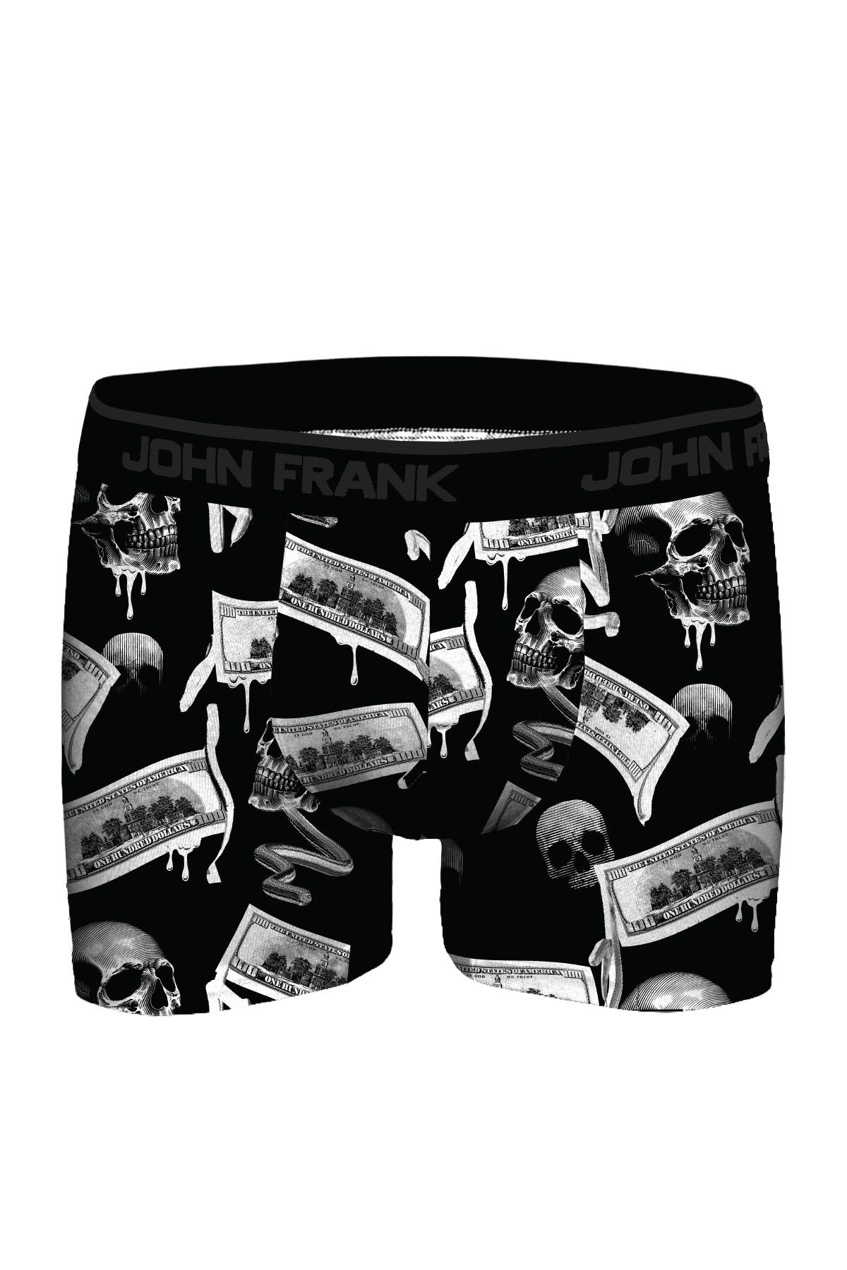 JOHN FRANK DİJİTAL BASKILI MODAL BOXER MULTICOLOR