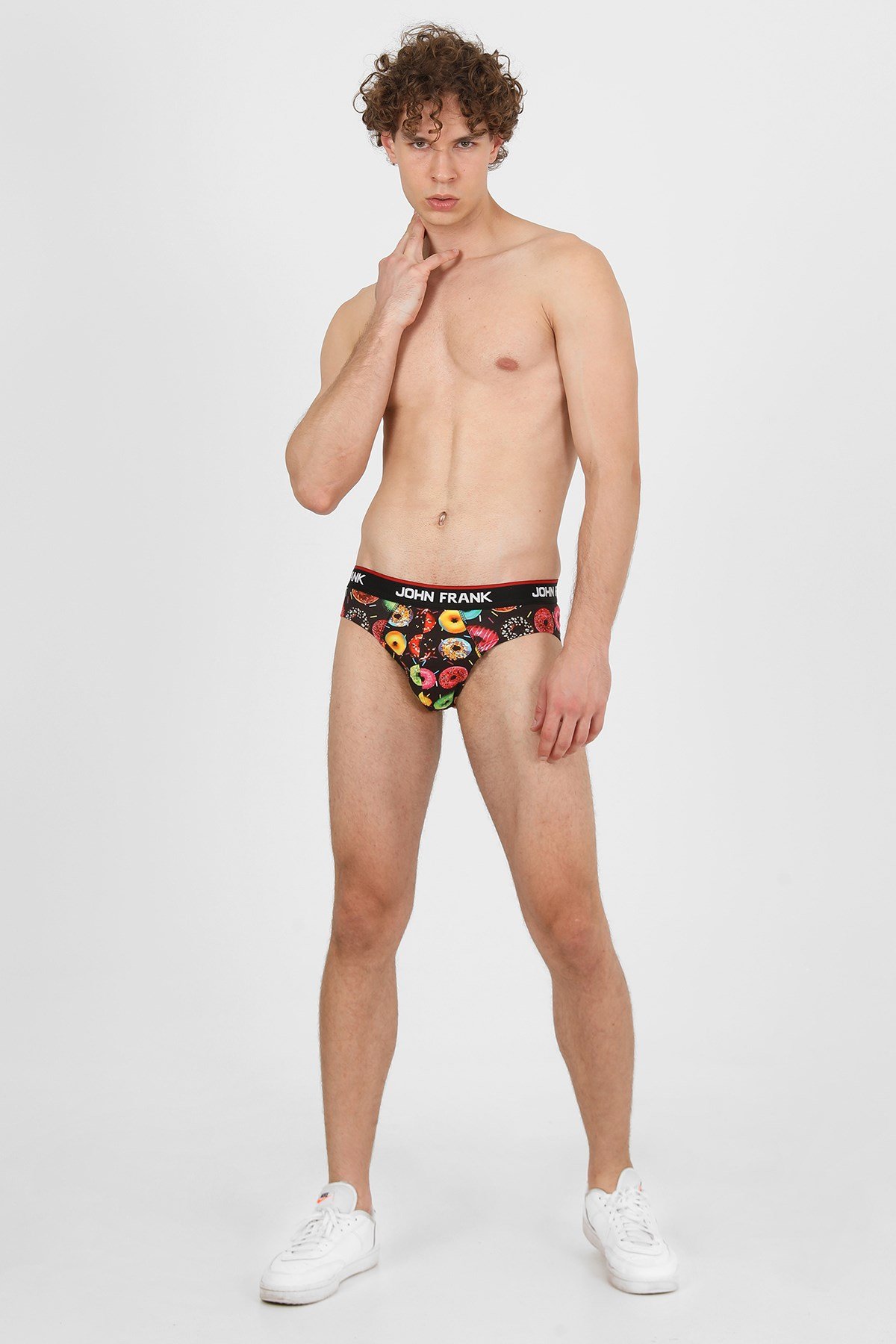 John Frank Donuts Desenli Slip