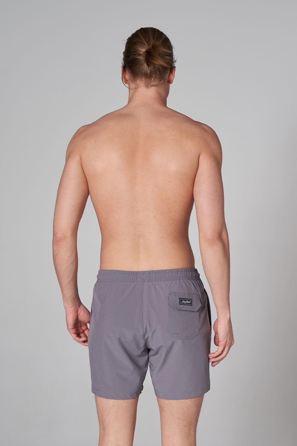 JOHN FRANK DÜZ MAYO ŞORT GTS GRİ