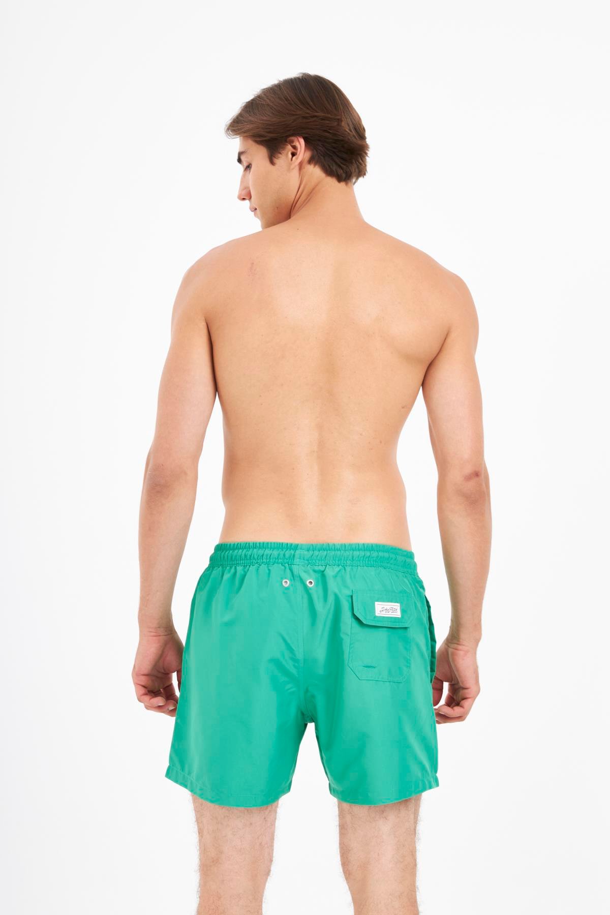 JOHN FRANK DÜZ MAYO ŞORT YEŞİL