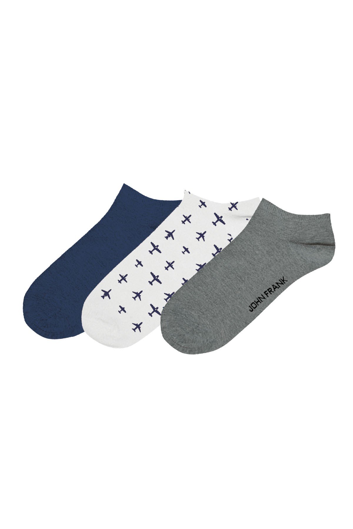 JOHN FRANK EIGHTY FIVE ÜÇLÜ KISA ÇORAP MULTICOLOR