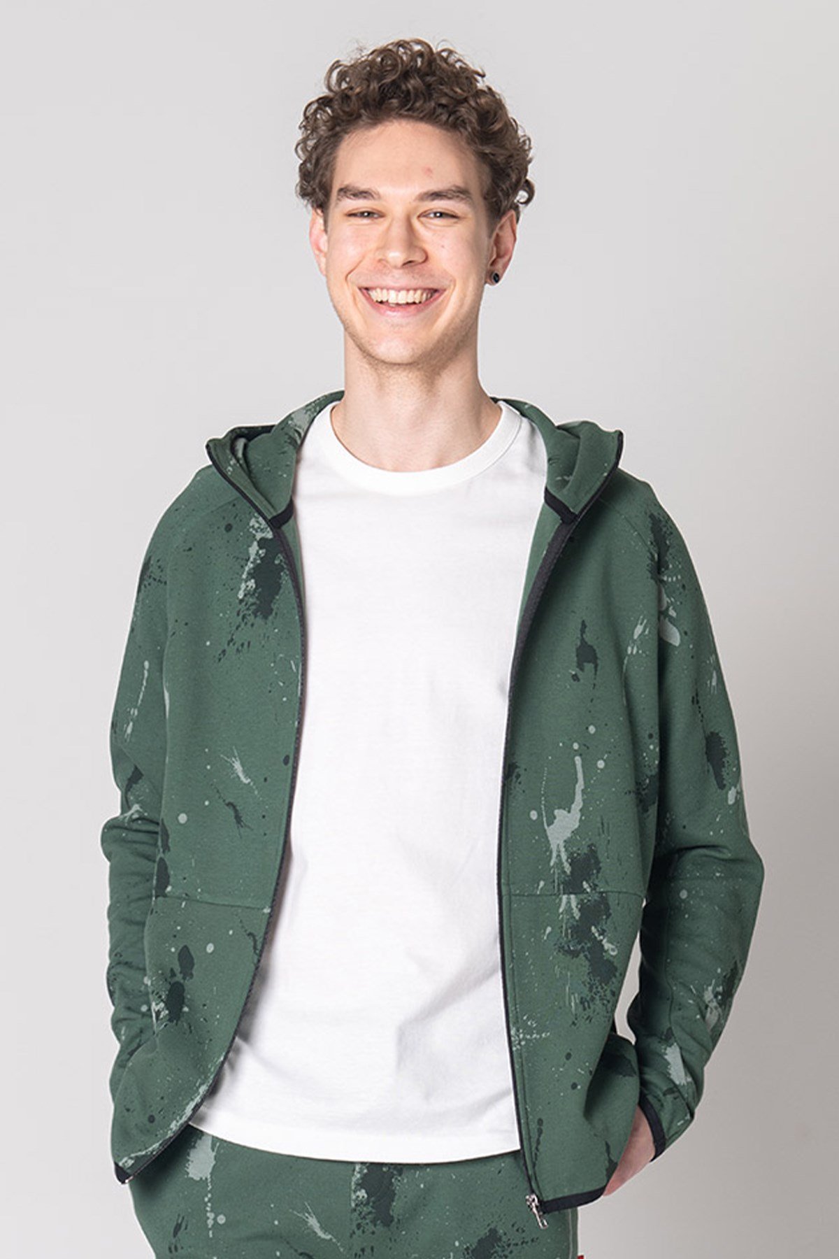 JOHN FRANK IDENTITY SWEATSHIRT HAKİ