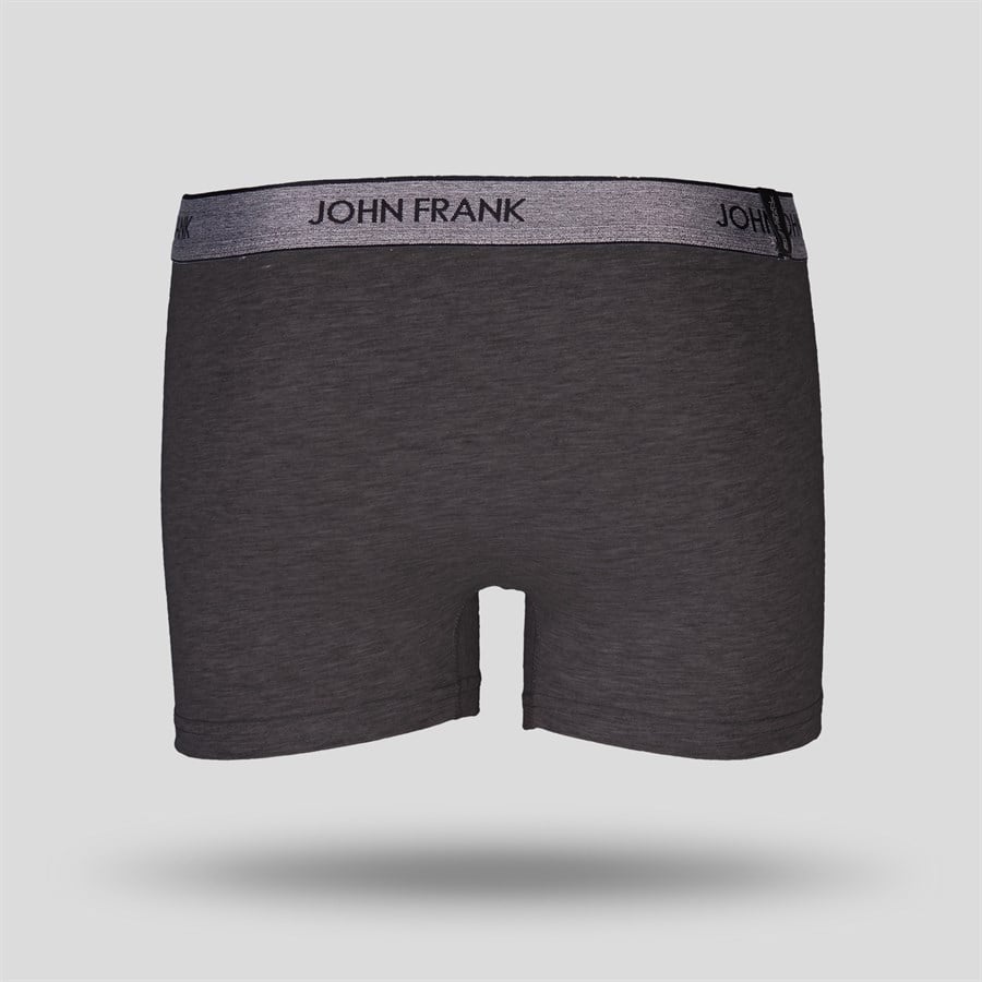 JOHN FRANK ESSENTIALS BOXER ANTRACITE MELANGE