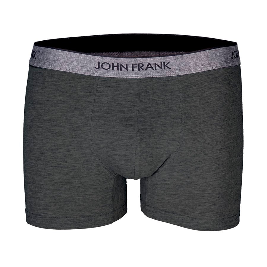 JOHN FRANK ESSENTIALS BOXER ANTRACITE MELANGE
