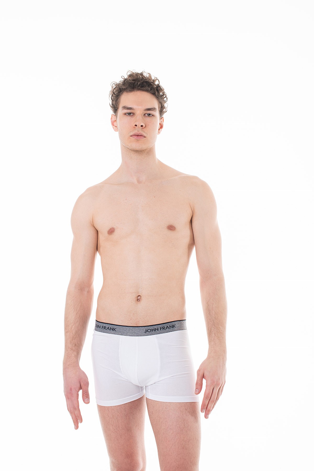 JOHN FRANK ESSENTIALS BOXER BEYAZ