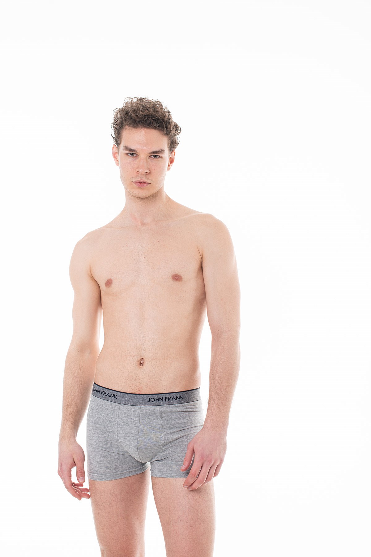 JOHN FRANK ESSENTIALS BOXER GRİ