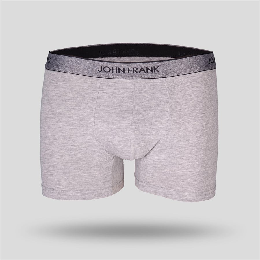 John Frank Essentıals Erkek Boxer Gri (JFBES01)