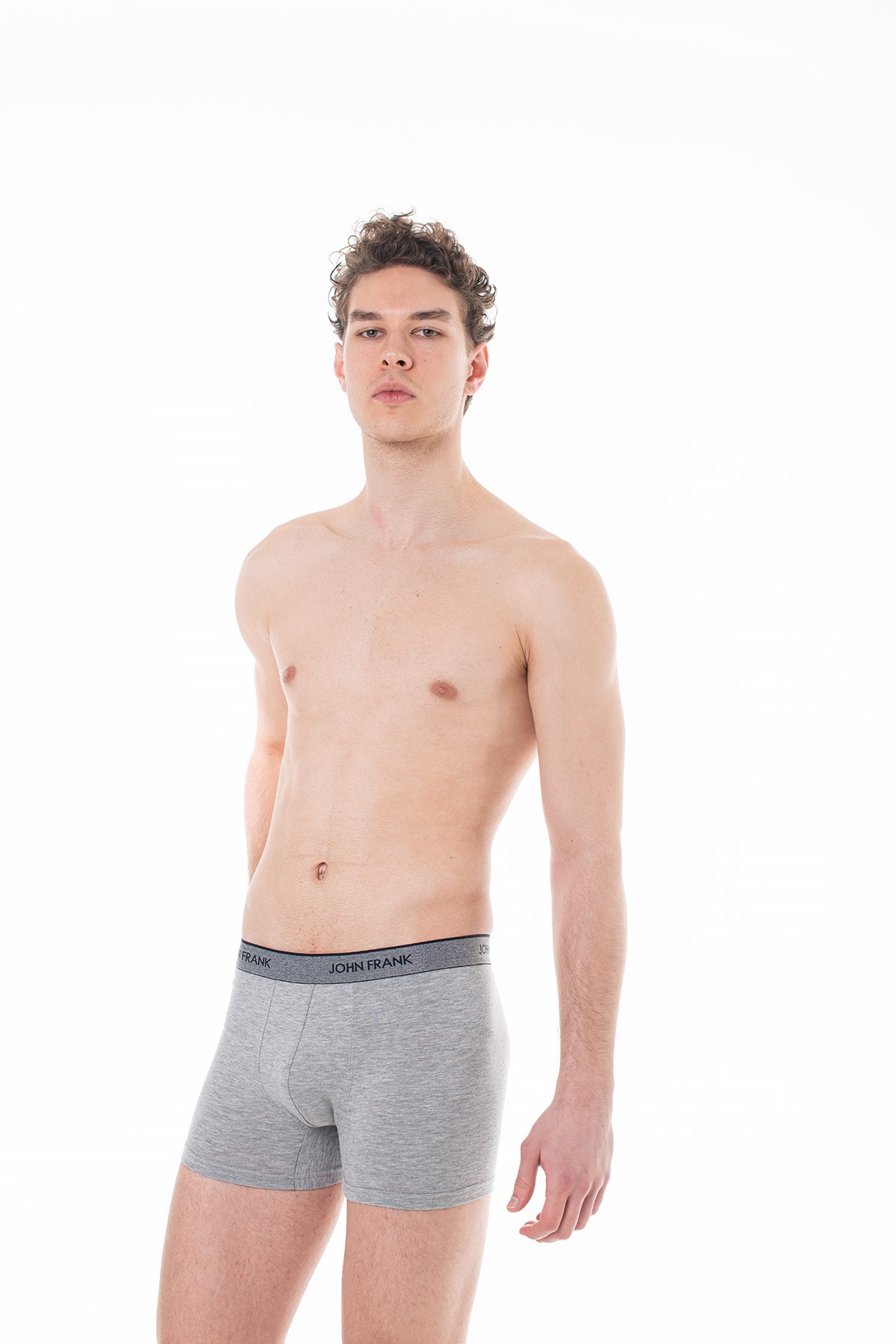 JOHN FRANK ESSENTIALS BOXER GRİ