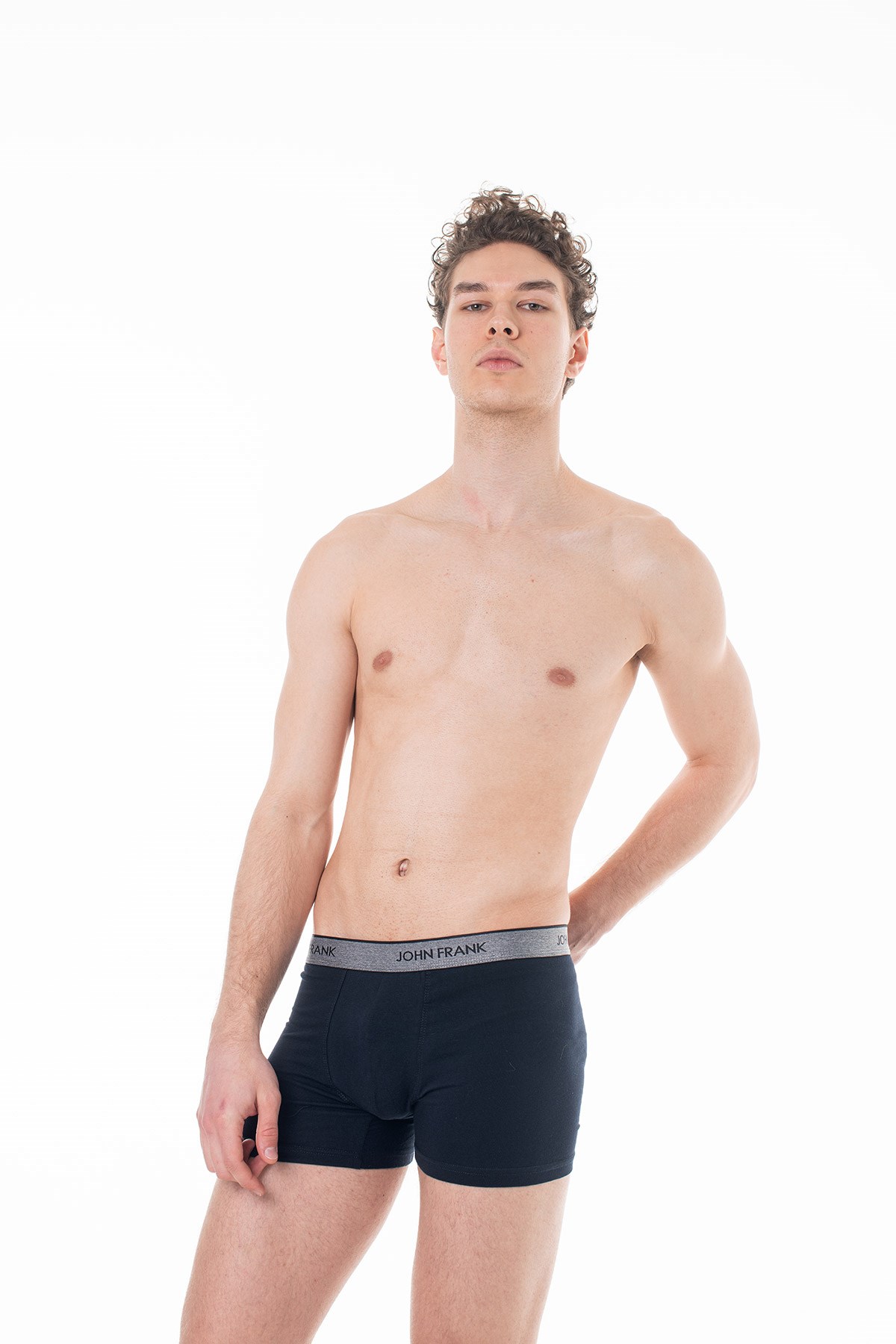 JOHN FRANK ESSENTIALS BOXER LACİVERT