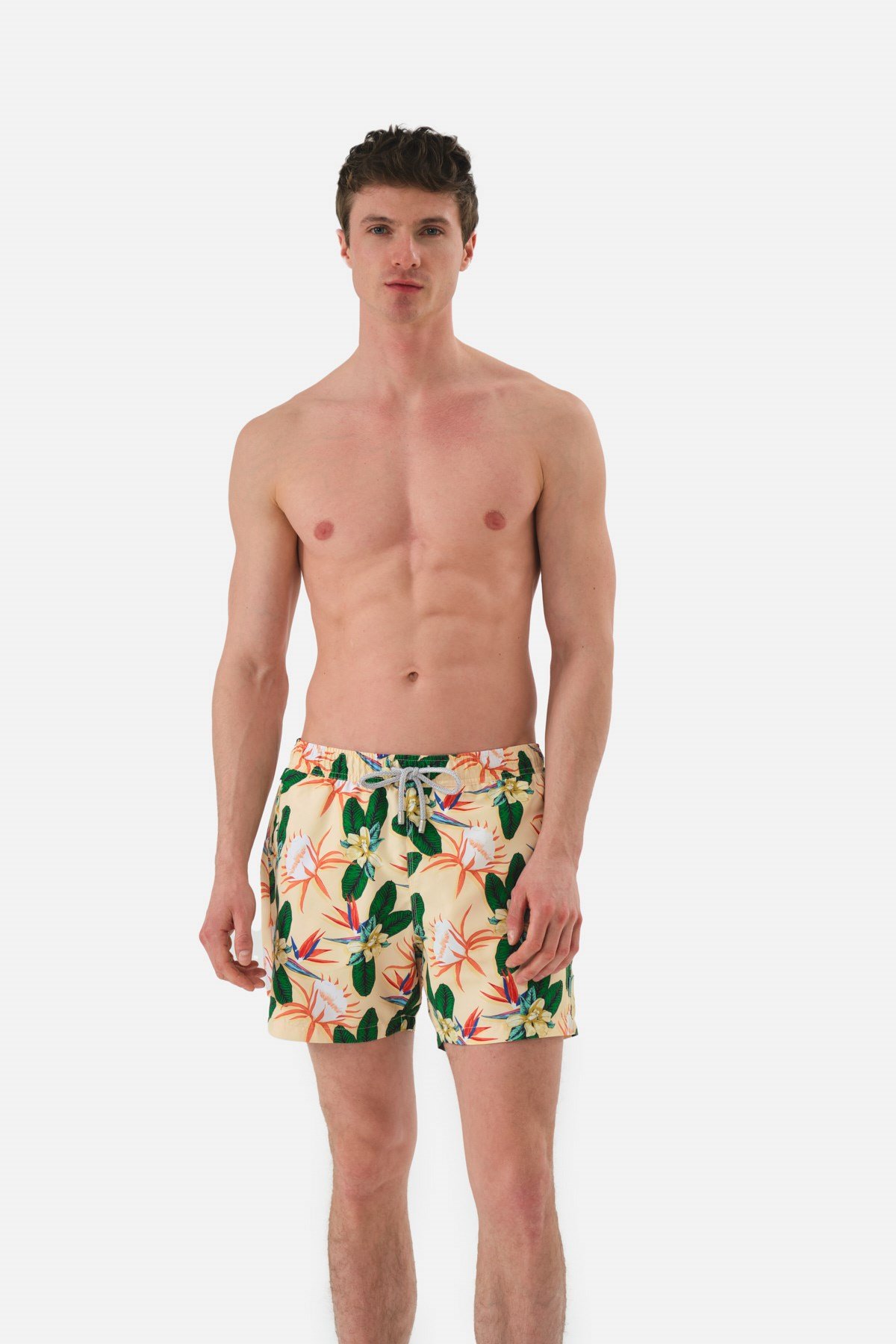 John Frank Floral Deniz Şortu