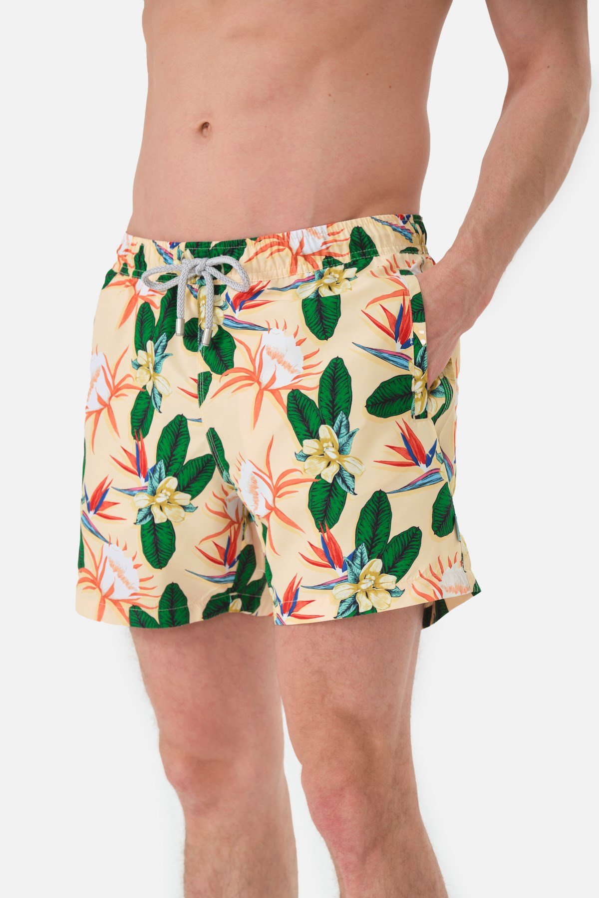 John Frank Floral Deniz Şortu