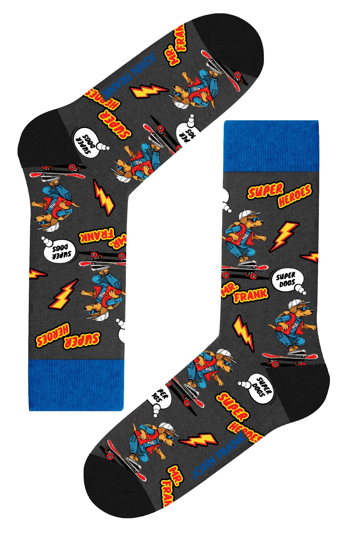 JOHN FRANK FUN SOCKS UZUN ÇORAP MULTICOLOR