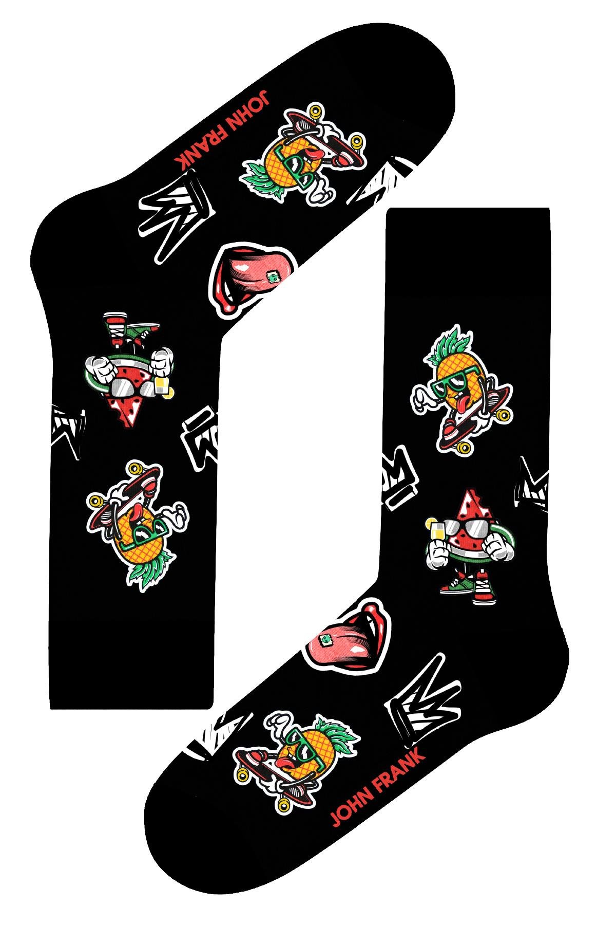 JOHN FRANK FUN SOCKS UZUN ÇORAP MULTICOLOR