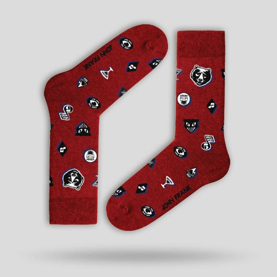 JOHN FRANK FUN SOCKS UZUN ÇORAP MULTICOLOR