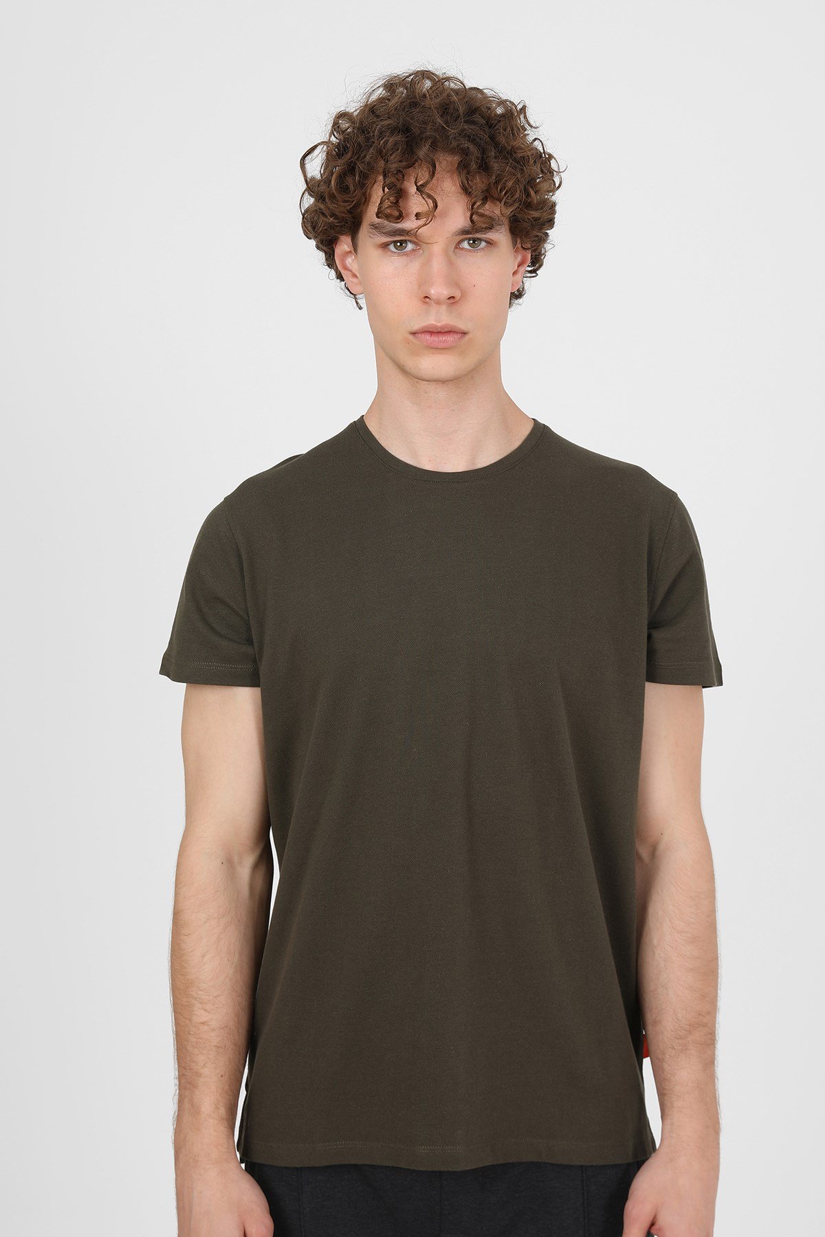 John Frank Haki Basic Pike T-Shirt