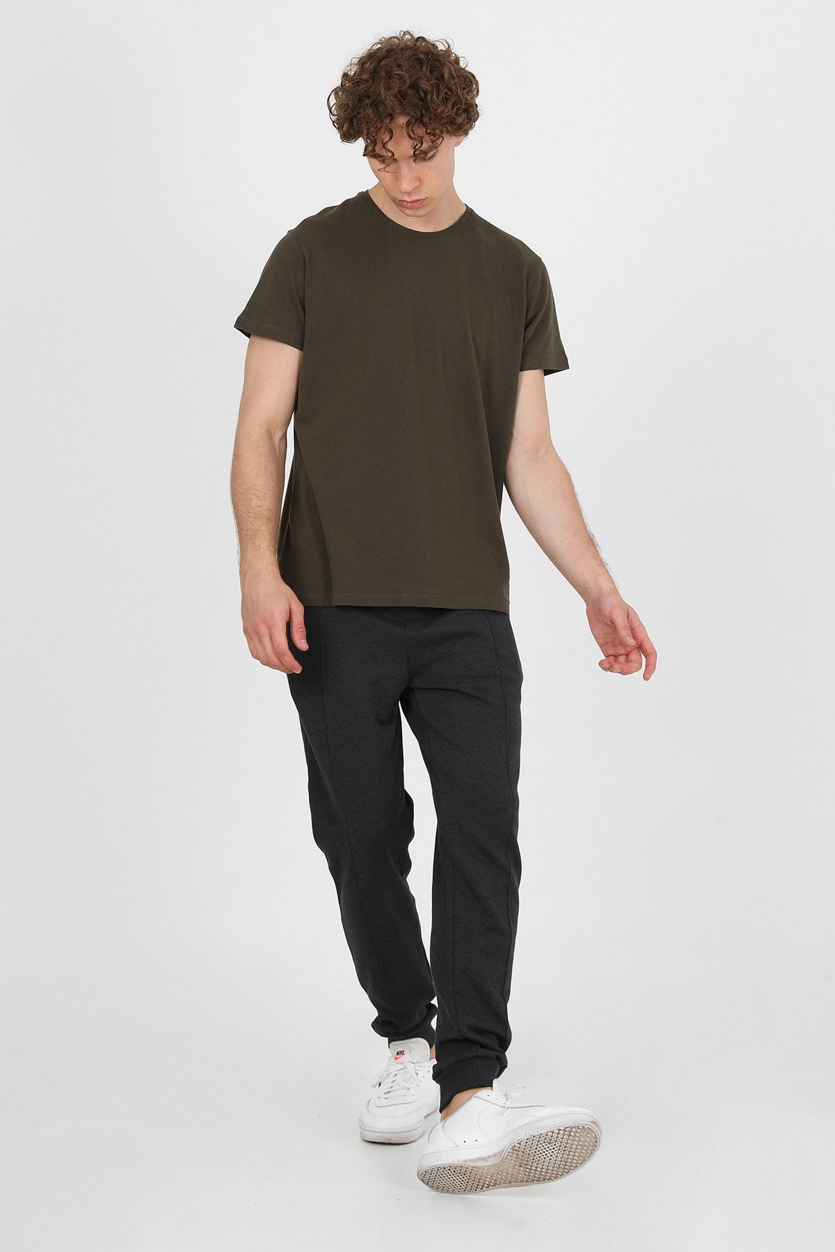 John Frank Haki Basic Pike T-Shirt