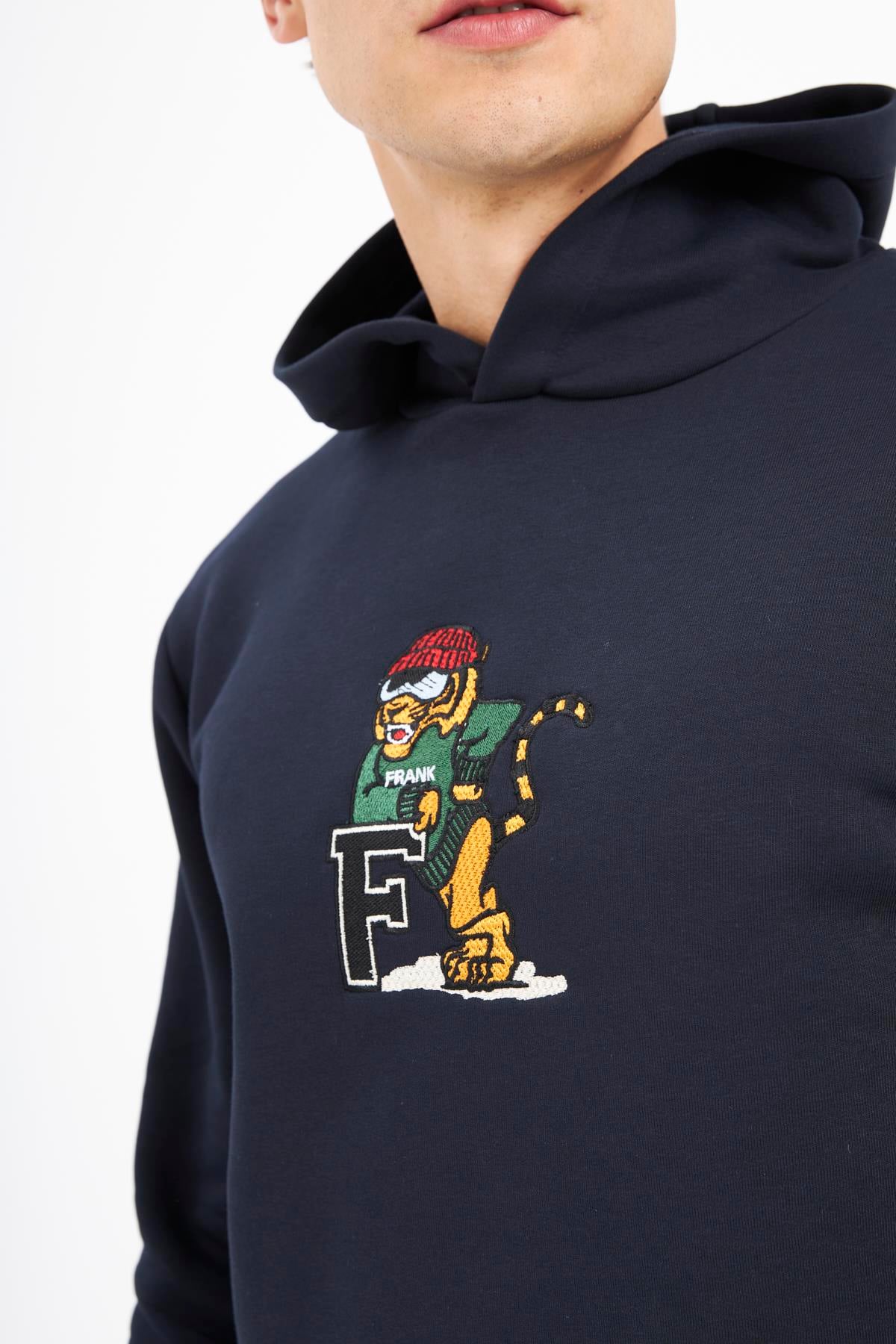 JOHN FRANK HYPE HOODIE SWEATSHIRT LACİVERT