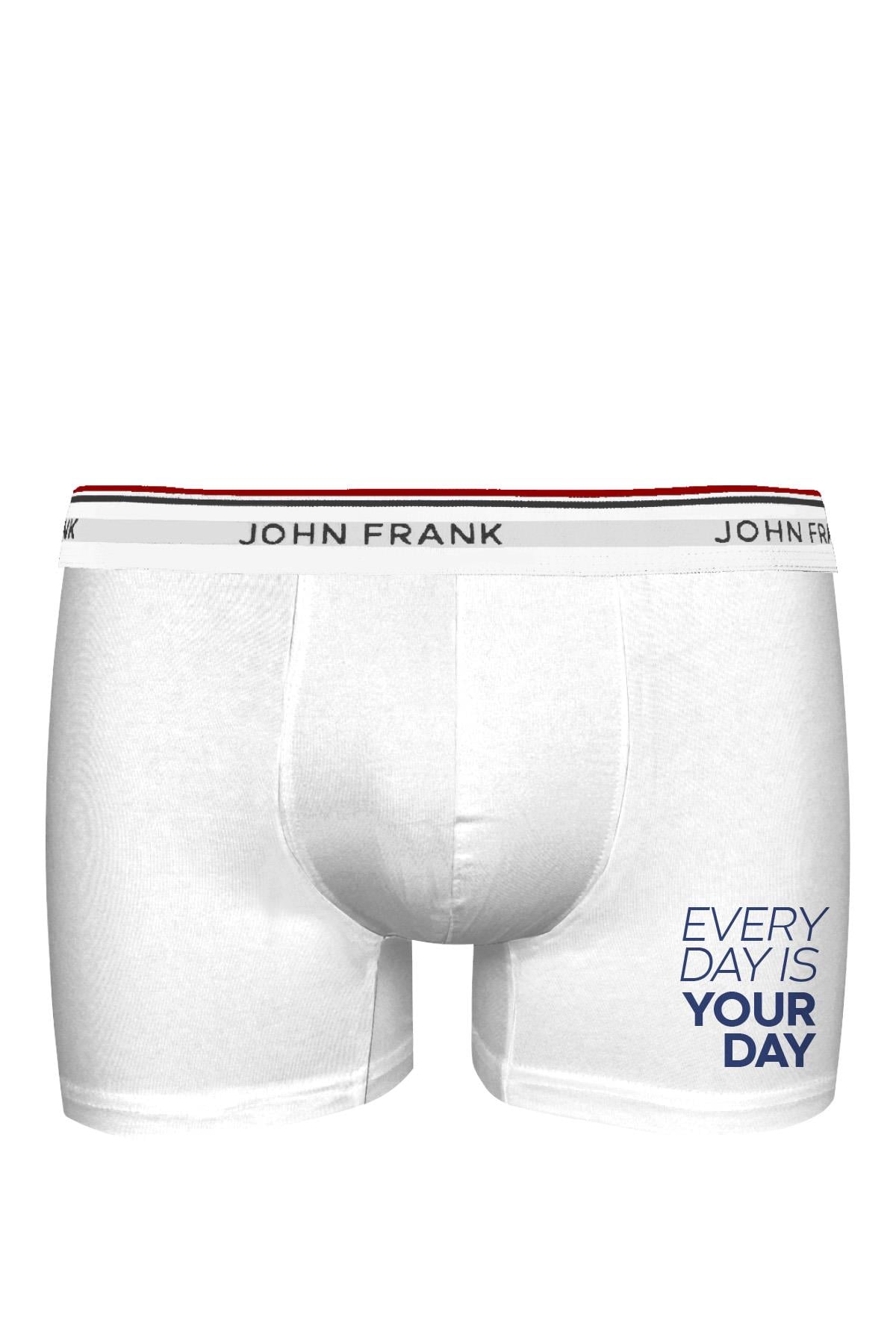 JOHN FRANK ICONIC BOXER BEYAZ