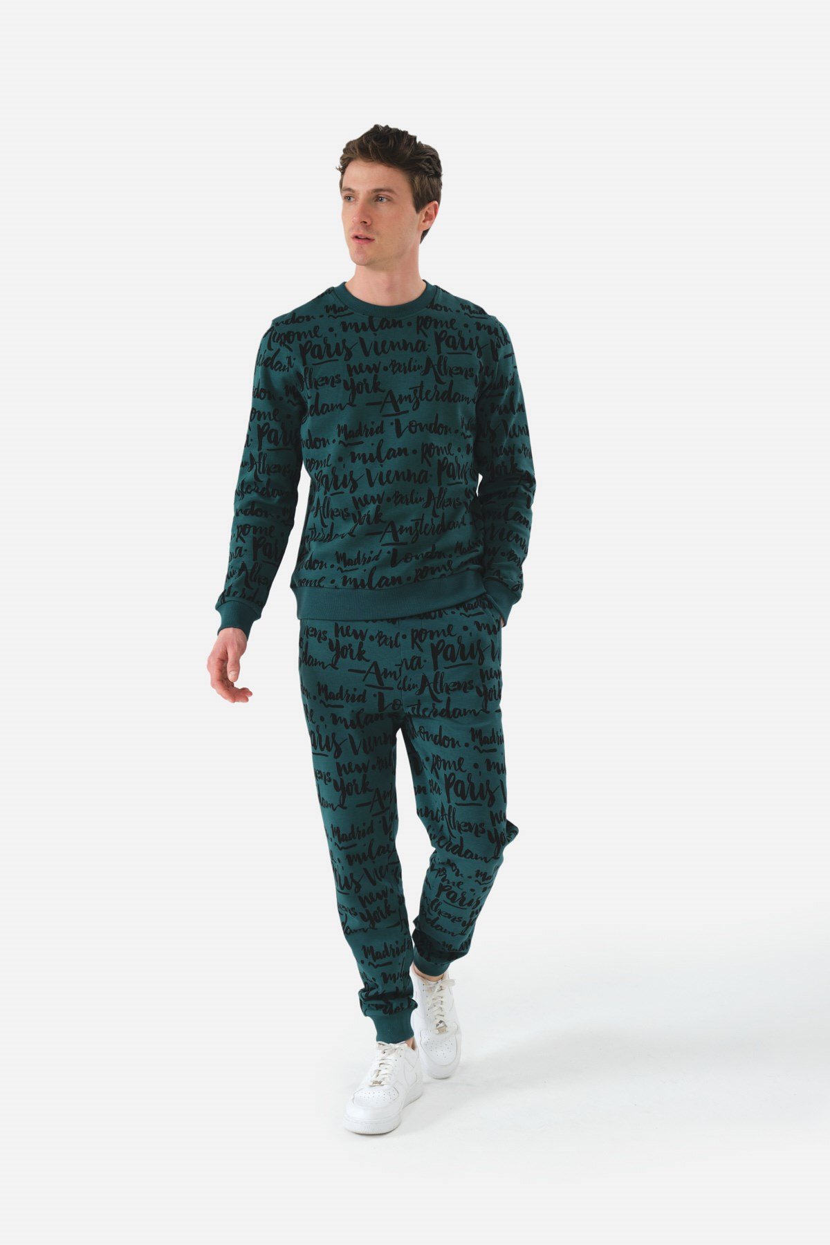 John Frank Identity Petrol Sweatshirt-Metropole