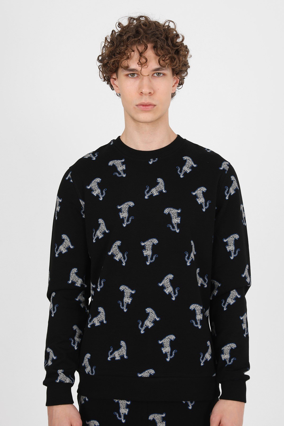 JOHN FRANK IDENTITY SWEATSHIRT SİYAH