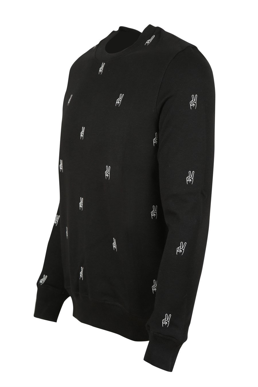 JOHN FRANK IDENTITY SWEATSHIRT SİYAH