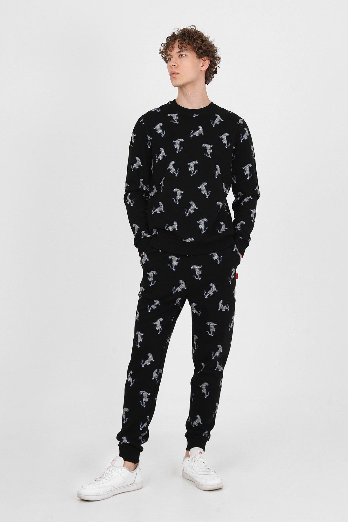 JOHN FRANK IDENTITY SWEATSHIRT SİYAH