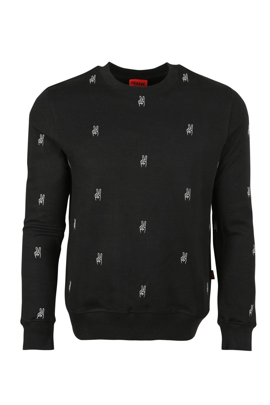 JOHN FRANK IDENTITY SWEATSHIRT SİYAH